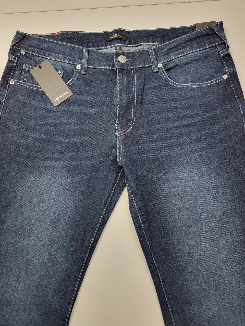 Ricky SN Straight Wintergreen True Religion Waist 36X34 Men's Jeans 700866 New